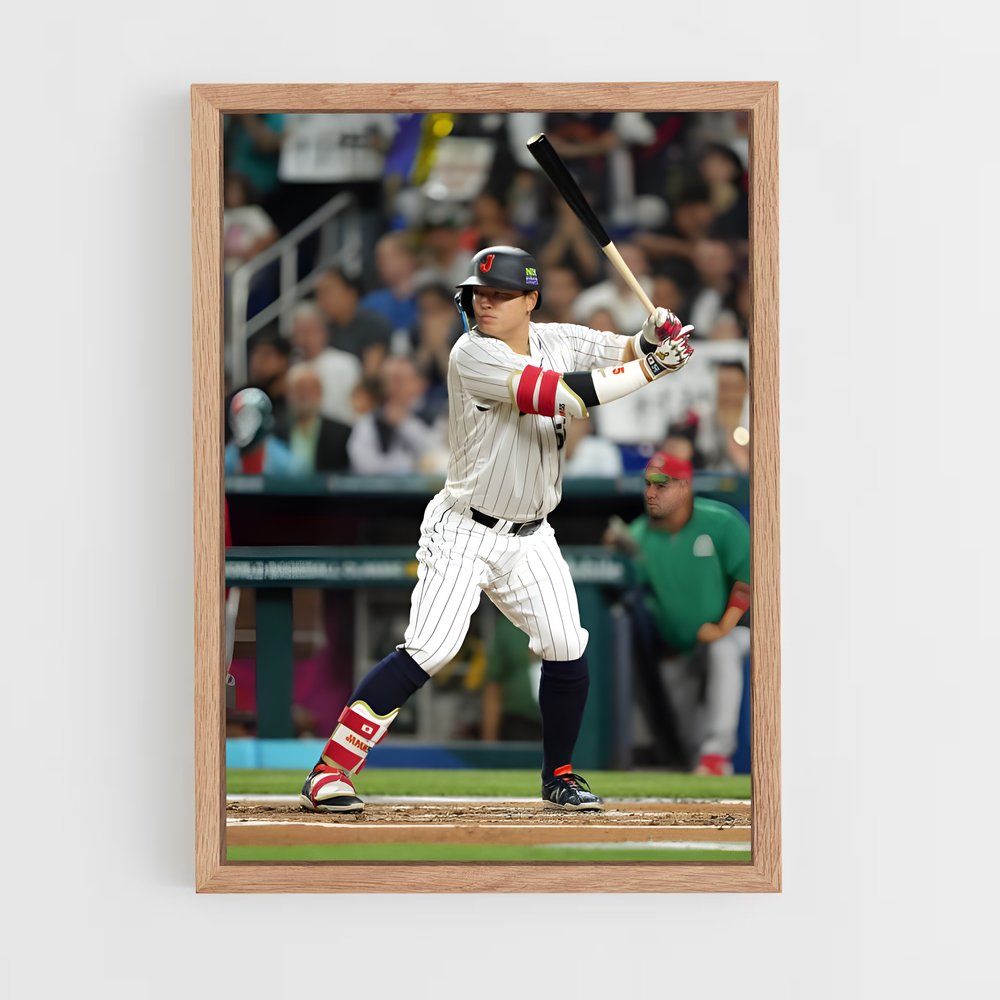 Poster Munetaka murakami manche – affiche Baseball (vue 4)